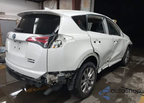 2017 Toyota Rav4 Hybrid Limited z USA, uszkodzony, nr VIN JTMDJREV1HD099133